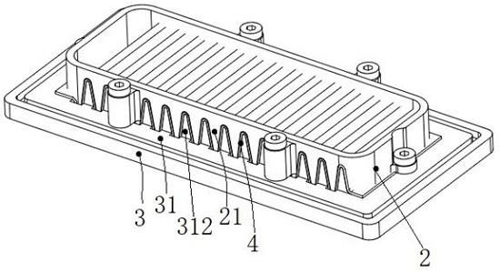 一种可重复拆装的变速器吸滤器折牙滤纸的安装结构的制作方法