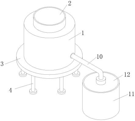 一种用于波纹管生产冷却塔用热能循环装置的制作方法