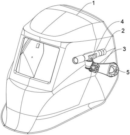 一种焊接面罩的方便调节的辅助照明装置的制作方法