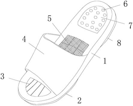 一种拖鞋的多层防滑结构的制作方法
