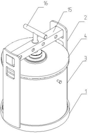 一种球磨机用的磨罐压紧装置的制作方法