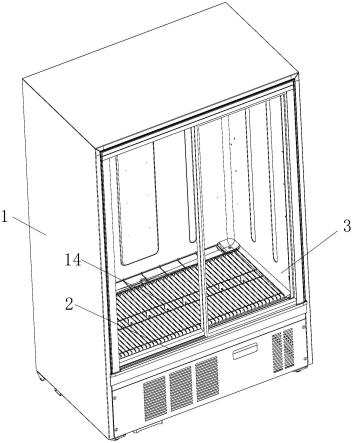一种推拉门冷藏展示柜的制作方法