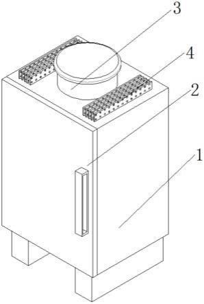 一种用于配电箱的顶部高效散热结构的制作方法