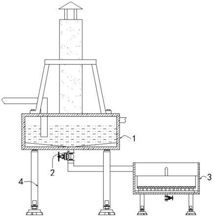 一种焙烧炉炉顶烟道铁粉回收机构的制作方法