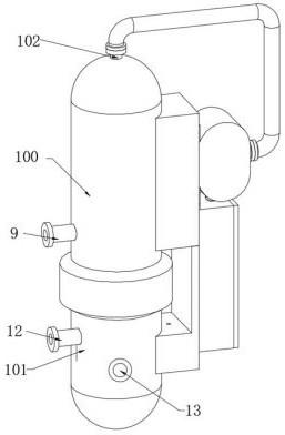 一种单冷凝蒸发器的氪氙一塔的制作方法