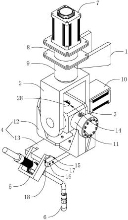 一种三轴机械手焊枪夹持装置的制作方法