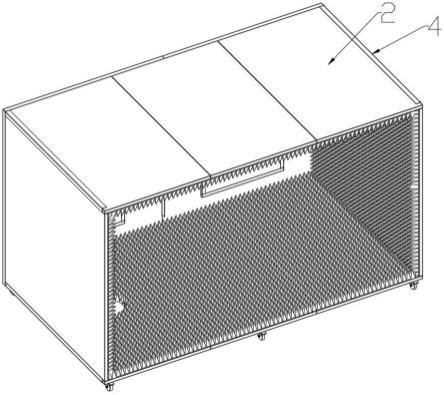 一种框架式暗箱的直角连接结构的制作方法