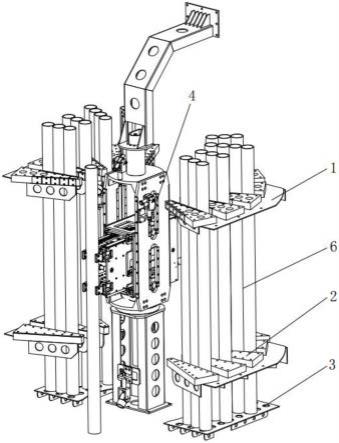 一种用于海底钻机钻杆存储结构的制作方法
