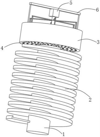 一种螺旋溜槽用分流机构的制作方法
