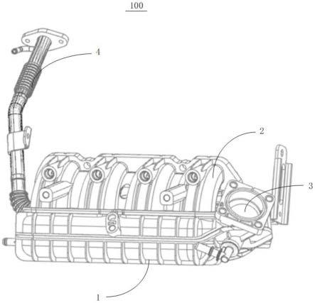 进气歧管总成、发动机及汽车的制作方法