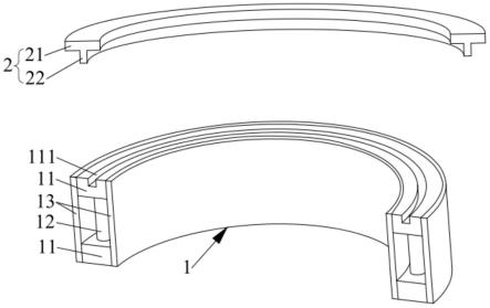 一种木门用弧形套结构及木门的制作方法