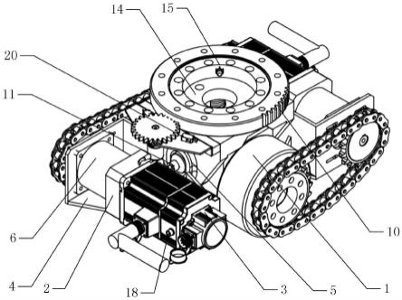 一种AGV“互”型差速轮组装置及其控制方法与流程