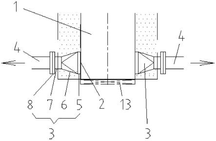一种氨纶纺丝甬道的双向锁风装置的制作方法