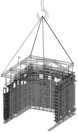 一种U型墙体钢筋笼模块化施工方法与流程