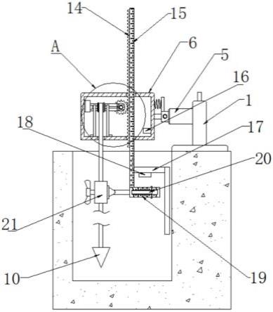 一种贴合杆长度可调节的混凝土钻芯孔垂直度检测仪的制作方法