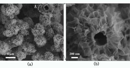 自模板法合成中空球形多级结构钼酸盐微纳米材料及其制备方法