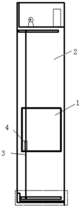 一种直梯轿厢测距定位装置的制作方法