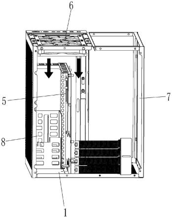一种顶部散热机构直吹主机板两侧的电脑机箱的制作方法