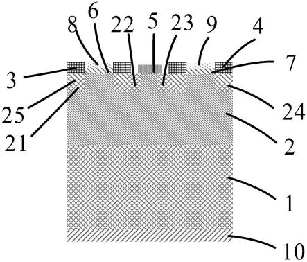 一种集成异质结二极管的平面栅碳化硅MOSFET的制作方法