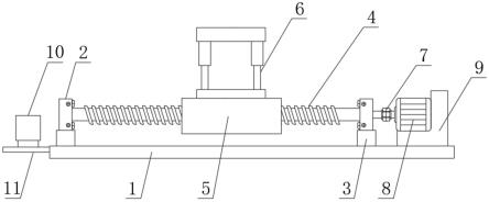 一种具有自由式滑动固定结构的冲床模架的制作方法