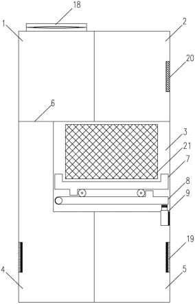 一种户内交流高压金属铠装移开式开关设备的箱柜装置的制作方法
