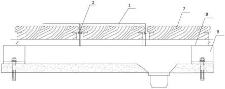 弧形竹木地板收边条连接构造的制作方法