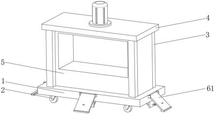 一种木材冷压机用减震型支撑装置的制作方法