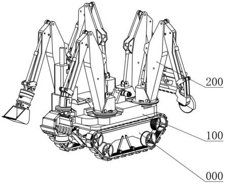 一种多机械臂废弃建筑破拆机器人的制作方法