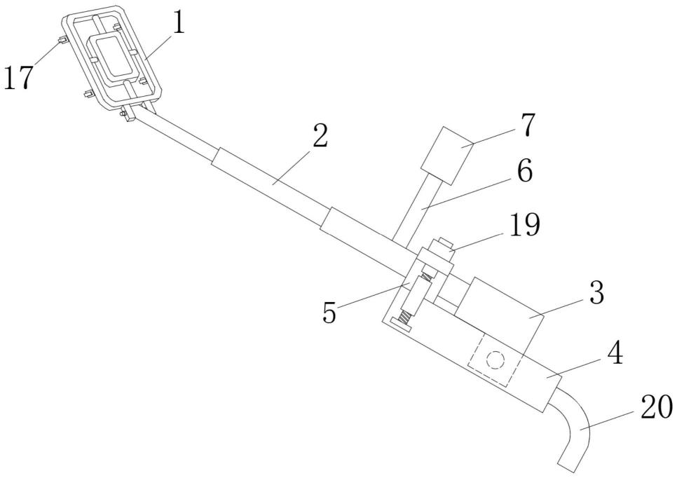 折叠式金属探测仪的制作方法