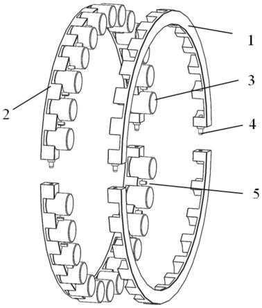 一种完全剖分式圆柱滚子轴承保持架的制作方法