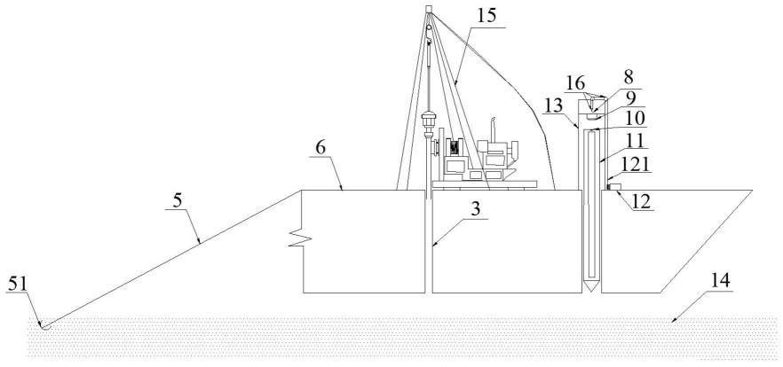 一种潮汐带及浅滩水域勘察的插桩钻探船的制作方法