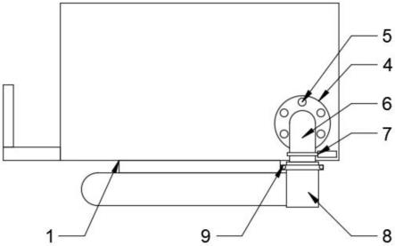 一种链轨式运输车焊接漏斗底口连接灌浆导管的制作方法