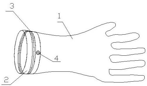 密封式高压绝缘手套的制作方法