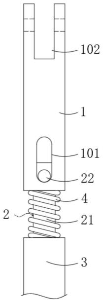 钢帘线检测用的夹具压杆装置的制作方法