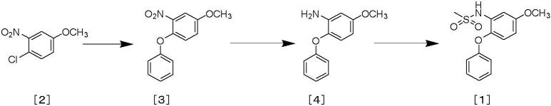 高纯度的N-(5-甲氧基-2-苯氧基苯基)甲磺酰胺及其制造方法与流程