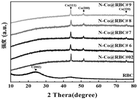 一种氮掺杂生物炭包埋钴基催化剂的制备方法和应用