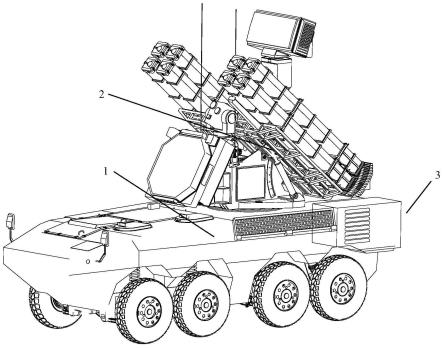 一种单车集成的近程防空导弹武器系统的制作方法