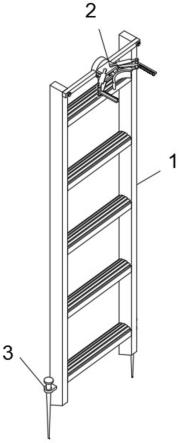 绝缘梯防滑防塌安全防护辅助装置的制作方法