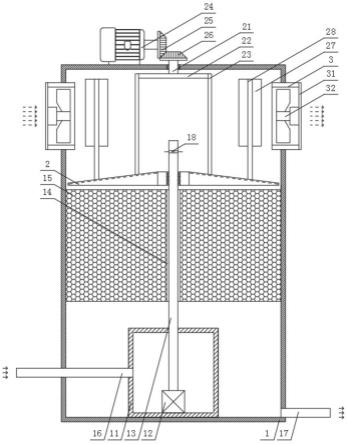 一种炭素煅烧炉循环水冷却塔的制作方法
