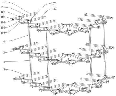 一种建筑用扇形折叠式防护网骨架的制作方法