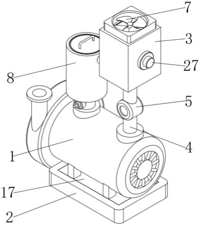 一种集成有工作液净化冷却装置的液环真空泵的制作方法