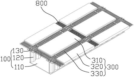 一种装配式波形钢腹板组合梁桥桥面板结构及施工方法与流程
