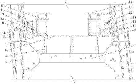 大型异形钢锚梁分节原位拼装施工方法与流程