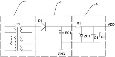 一种检测变压器绕组电压的充电器电路的制作方法