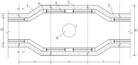 一种缆线管沟配套预制装配式混凝土四通人孔井的制作方法