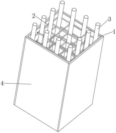 一种新型免拆模板预制柱的制作方法