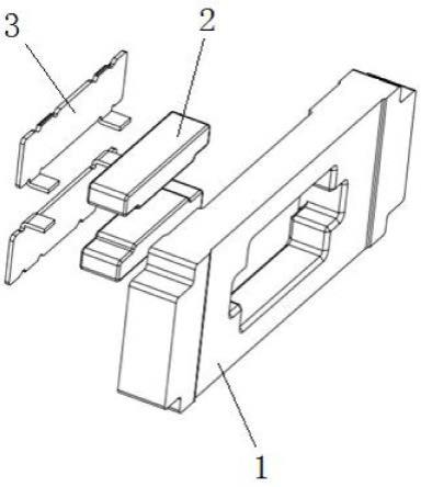 一种小型方形振动电机的磁钢卡位结构的制作方法