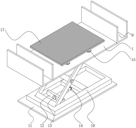 一种板材热压装板升降台的制作方法