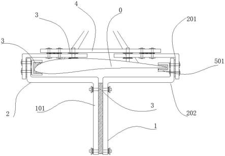 一种叶片光伏式垂直风力发电机风扇降噪托架的制作方法