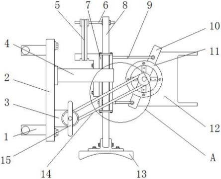 一种不锈钢刨槽机用刀架伸缩装置的制作方法